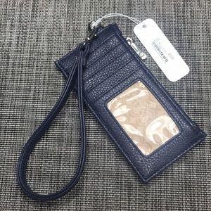 Charming Charlie Navy Card Keeper